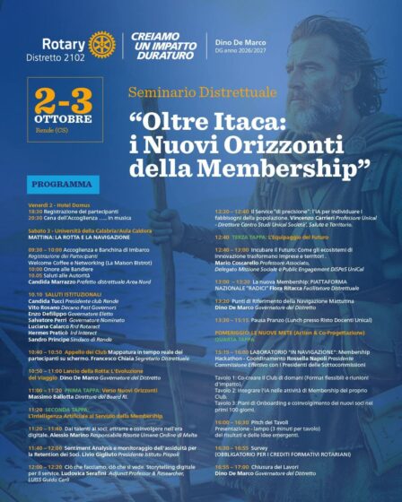 OLTRE ITACA: I NUOVI ORIZZONTI DELLA MEMBERSHIP