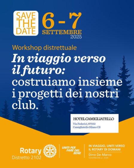 Workshop distrettuale In viaggio verso il futuro