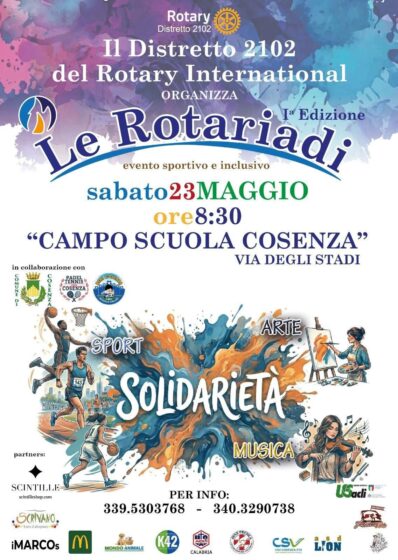 Rotariadi Calabria 2026: il conto alla rovescia è iniziato