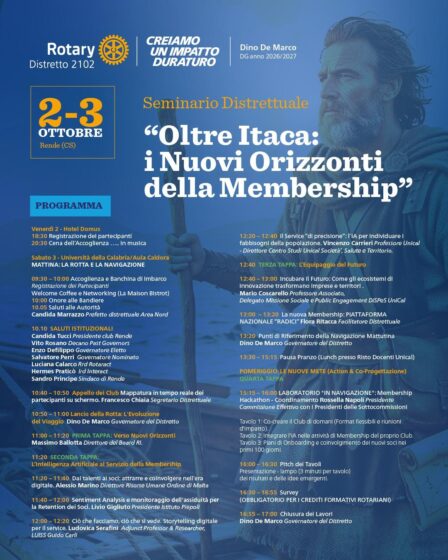 OLTRE ITACA: I NUOVI ORIZZONTI DELLA MEMBERSHIP