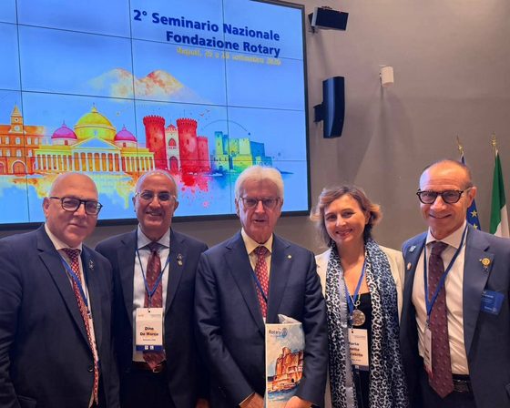 Il Distretto Rotary 2102 presente a Napoli per il Seminario Nazionale della Fondazione Rotary