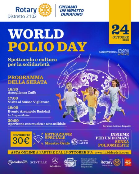 World Polio Day – Spettacolo, cultura e solidarietà